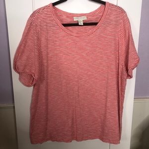 Striped short sleeve